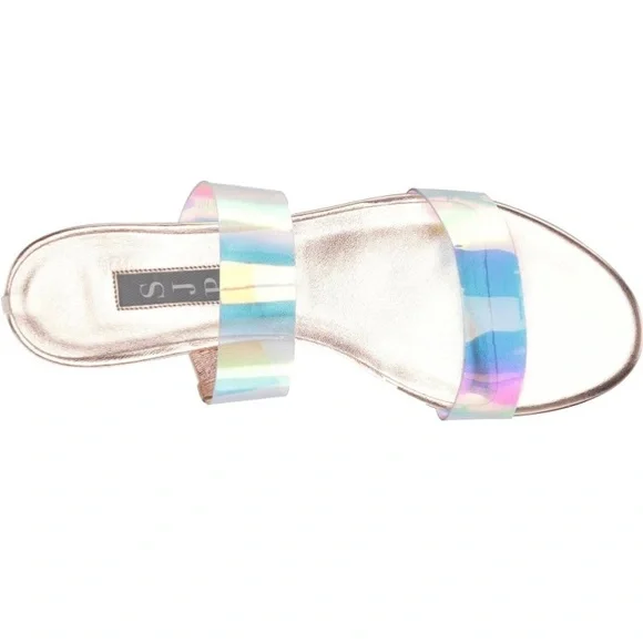 SJP by Sarah Jessica Parker Womens SlideSandal, ROSE LEATHER,Size 11US M W/bag - Picture 5 of 7